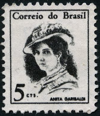 Brasil - 1965 - Mulheres Celebres - Anita Garibaldi - Cr0.05