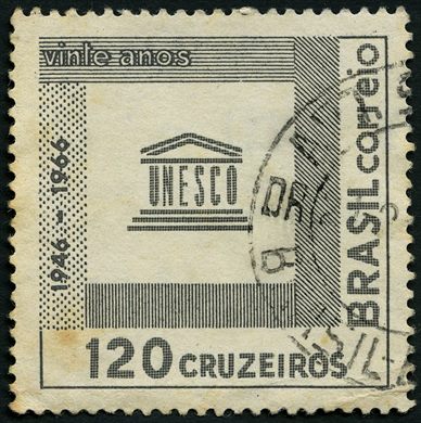 Brasil - 1966 - UNESCO 20 Anos - 120Cr