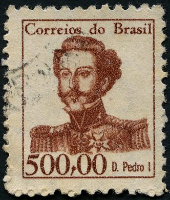 Brasil - 1966 - Personalidades - D Pedro I - Cr500.00