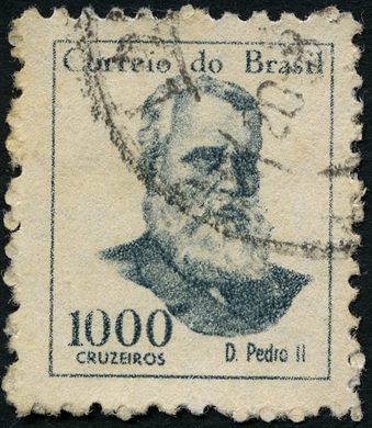 Brasil - 1966 - Personalidades - D Pedro II - Cr1000.00