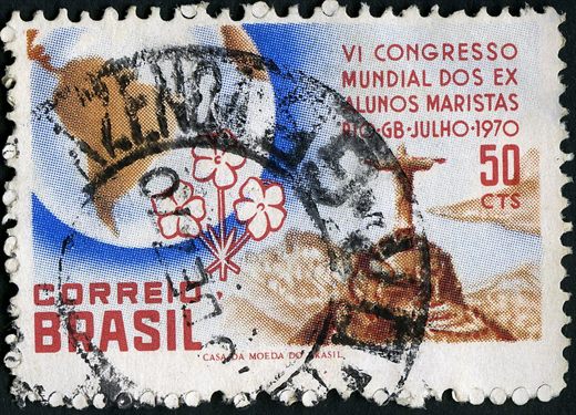 Brasil - 1970 - Congresso Mundial Ex Alunos Maristas - 50cts