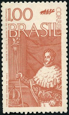 Brasil - 1972 - Sesquicentenario Independencia Coroacao Pedro I - 1Cr