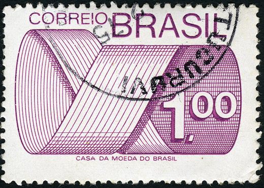 Brasil - 1974 - Fita de Mobius - 1Cr