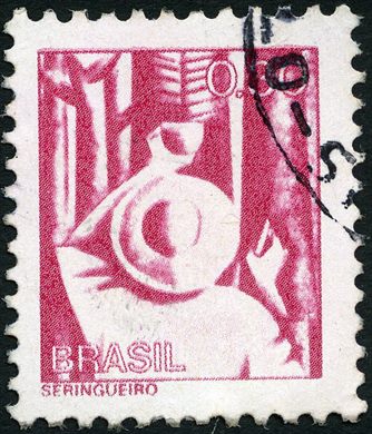 Brasil - 1976 - Profissoes - Seringueiro - Cr0.10