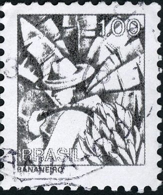 Brasil - 1976 - Profissoes - Bananeiro - Cr1.00