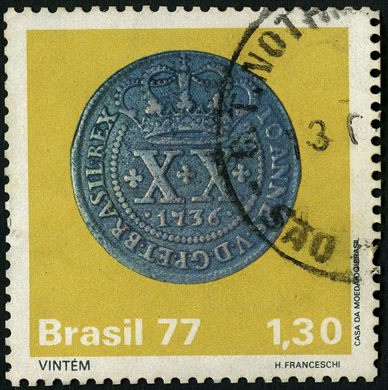 Brasil - 1977 - Numismatica Vintem - 1.30Cr