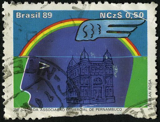 Brasil - 1989 - Assoc Comercial Pernambuco 150 Anos - 0.50NCz