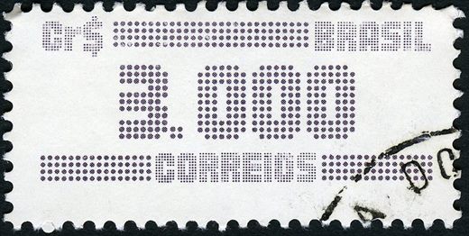 Brasil - 1989 - ATM Frama - 3000Cr