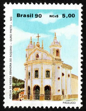 Brasil - 1990 - Monumentos - 5NCz