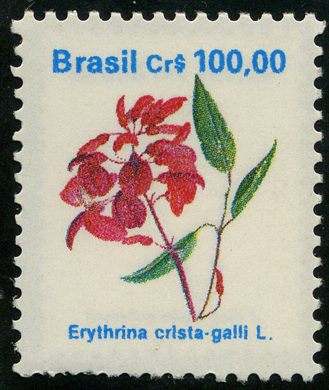 Brasil - 1991 - Flora Brasileira - 100Cr