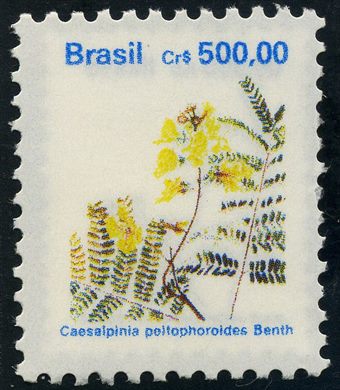 Brasil - 1992 - Flora Brasileira - 500Cr