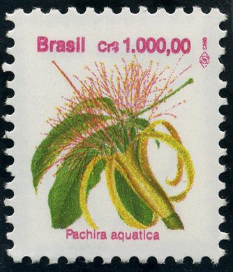 Brasil - 1992 - Flora Brasileira - 1000Cr