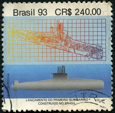 Brasil - 1993 - Primeiro Submarino Brasileiro - 240Cr