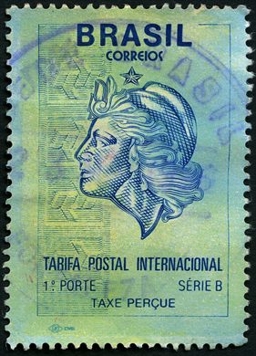 Brasil - 1993 - Tarifa Postal Internacional Serie B - Sem Valor