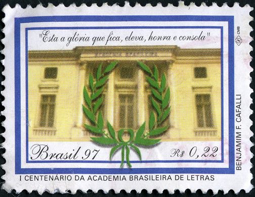 Brasil - 1997 - Centenario Academia Brasileira de Letras - 0.22R