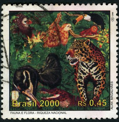 Brasil - 2000 - Fauna e Flora Riqueza Nacional - 0.45R