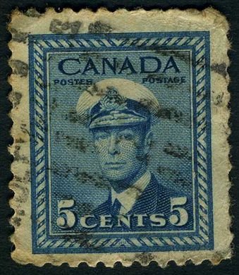 Canada - 1942 - Rei Jorge VI Emissao de Guerra - 5C