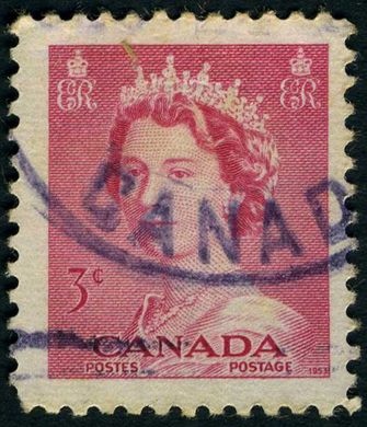 Canada - 1953 - Rainha Isabel II Karsh - 3C