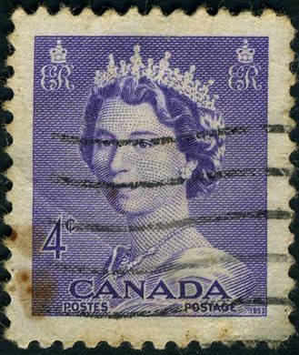 Canada - 1953 - Rainha Isabel II Karsh - 4C