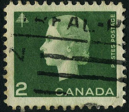 Canada - 1962 - Definitivas Cameo - Rainha Isabel II Silvicultura - 2C