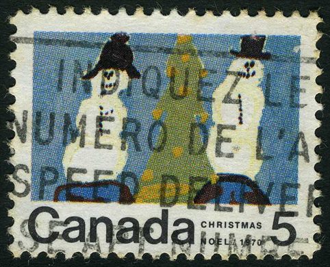 Canada - 1970 - Natal Bonecos de Neve - 5C