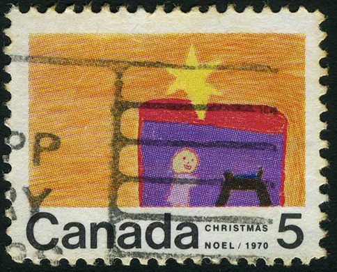 Canada - 1970 - Natal Presente e Estrela - 5C
