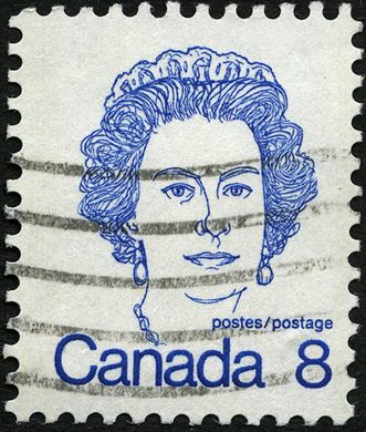 Canada - 1973 - Caricatura Rainha Isabel II - 8C