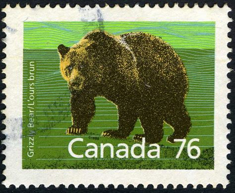 Canada - 1988 - Fauna - Grizzly Bear - 76C