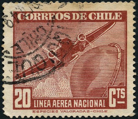 Chile - 1942 - Aviao LAN - 20C