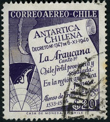 Chile - 1958 - Antartica Chilena Araucana - 20Pesos