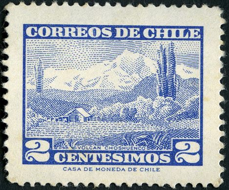 Chile - 1961 - Vulcao Choshuenco - 2C