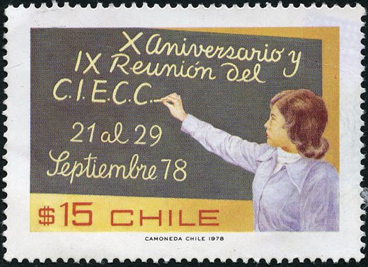 Chile - 1978 - X Aniversario CIECC - 15Pesos