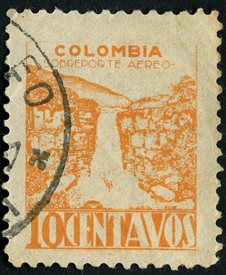 Colombia - 1932 - Sobreporte Aereo - 10C