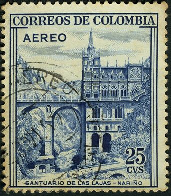 Colombia - 1948 - Santuario Las Lajas Narino - 25C