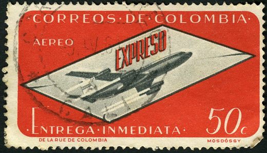 Colombia - 1953 - Expreso Entrega Inmediata - 50C