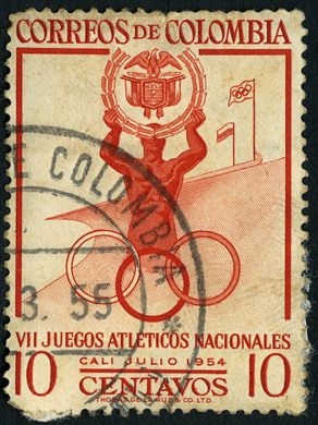Colombia - 1954 - VII Juegos Atleticos Nacionales Cali - 10C