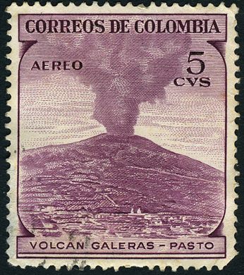 Colombia - 1954 - Volcan Galeras Pasto - 5C