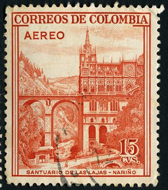 Colombia - 1954 - Santuario de Las Lajas - 15C
