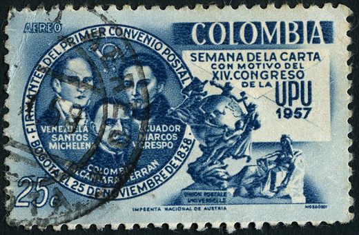 Colombia - 1957 - Semana de la Carta XIV Congreso UPU - 25C
