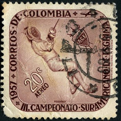 Colombia - 1957 - III Campeonato Suramericano Esgrima - 20C