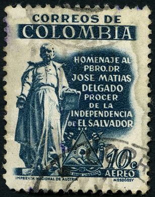 Colombia - 1957 - Jose Matias Delgado - 10C