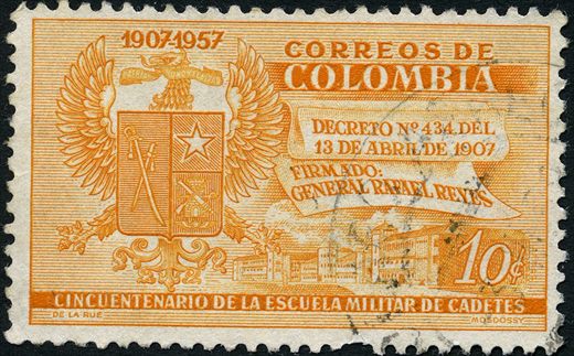 Colombia - 1957 - Cincuentenario Escuela Militar de Cadetes - 10C