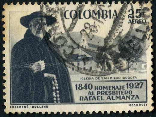 Colombia - 1958 - Padre Rafael Almanza - 25C