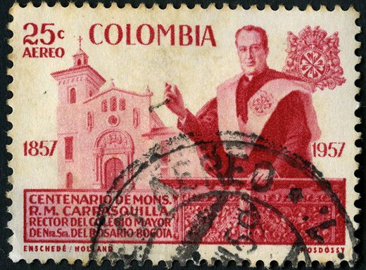 Colombia - 1958 - Centenario Carrasquilla - 25C