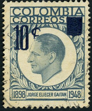 Colombia - 1959 - Homenaje Jorge Eliecer Gaitan - 10C