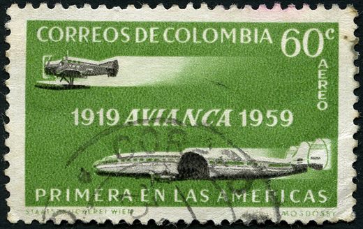 Colombia - 1959 - 40 Aniversario Avianca - 60C