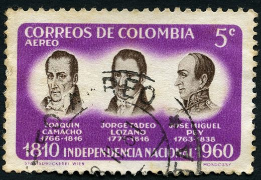 Colombia - 1960 - Independencia Camacho Lozano Pey - 5C