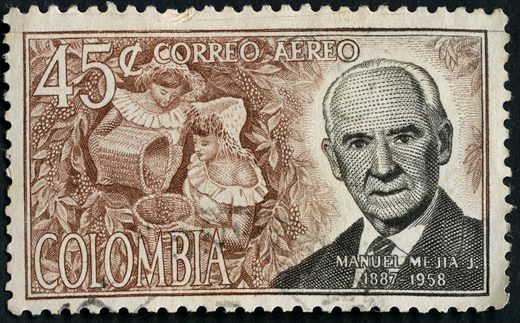 Colombia - 1960 - Manuel Mejia Jaramillo Cafeteros - 45C