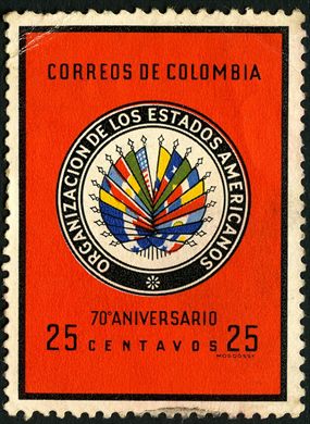 Colombia - 1960 - 70 Aniversario OEA - 25C