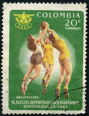Colombia - 1961 - IV Juegos Bolivarianos Barranquilla Baloncesto - 20C